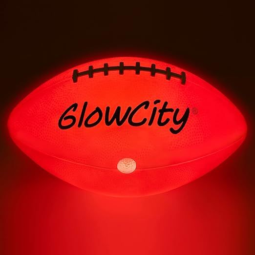 GlowCity Glow in the Dark Football - Light Up, Youth Size Footballs for Kids - LED Lights and Pre... | Amazon (US)