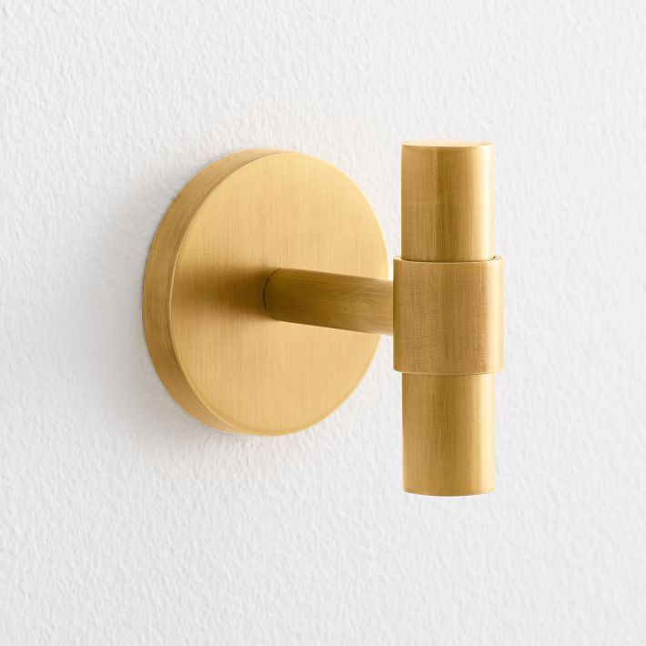 Pure Modernist Bath Hardware - Towel Hook | West Elm (US)