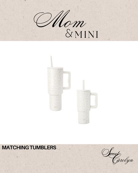 Mom and mini Simple Modern tumblers // Neutral tumblers

#LTKfindsunder50 #LTKGiftGuide #LTKkids