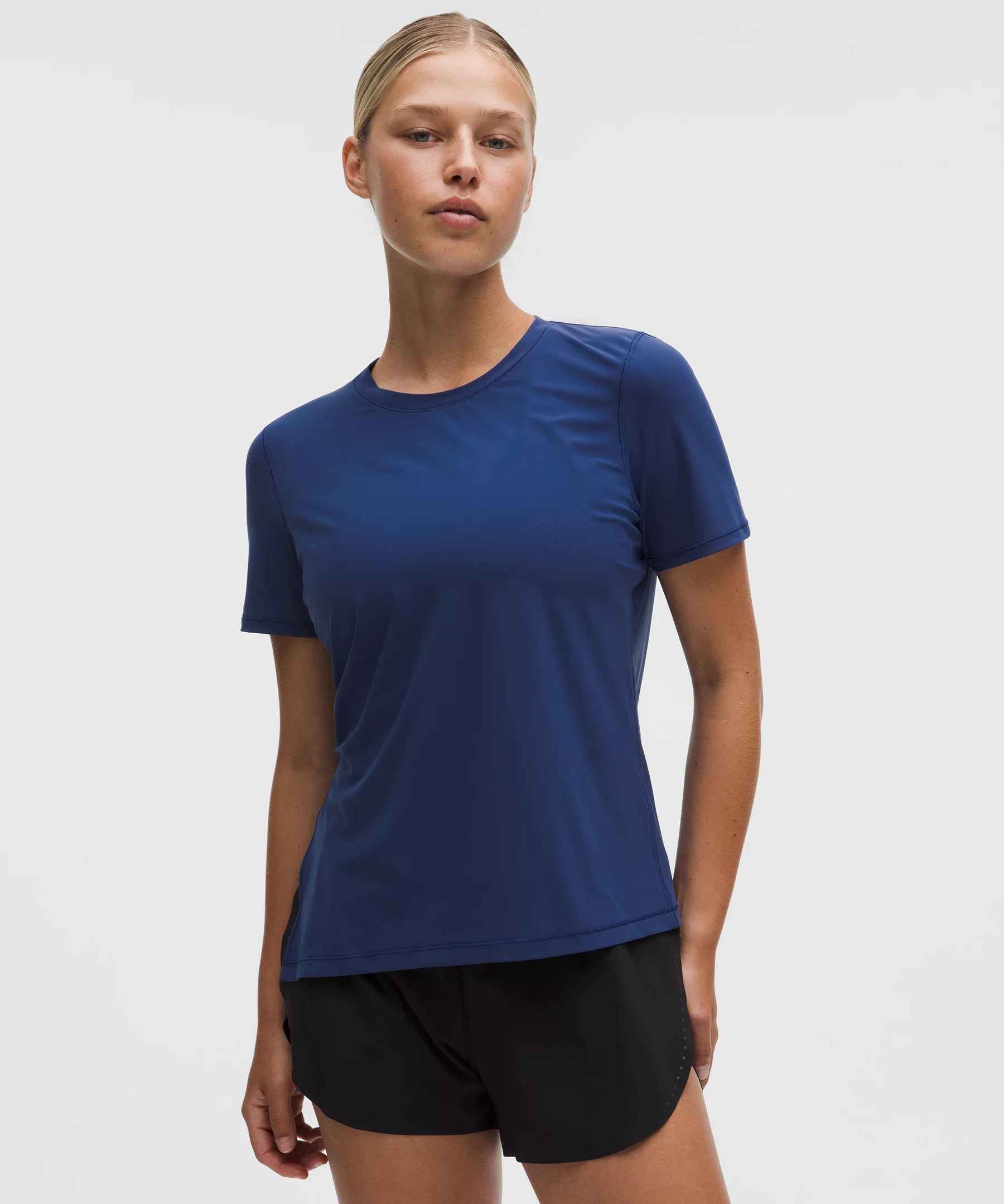 Side-Ruched Running Short-Sleeve Shirt | Lululemon (US)