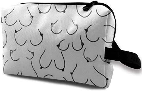 Boobs The Breast Cosmetic Bag for Women,Adorable Roomy Makeup Bags Travel Waterproof Toiletry Bag... | Amazon (US)