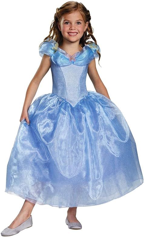 Disguise Cinderella Movie Deluxe Costume, Large (10-12) | Amazon (US)