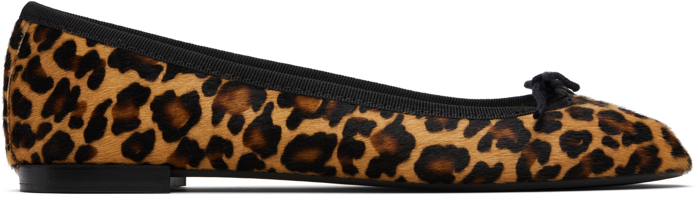 Repetto Brown & Tan Cendrillon Ballerina Flats | SSENSE