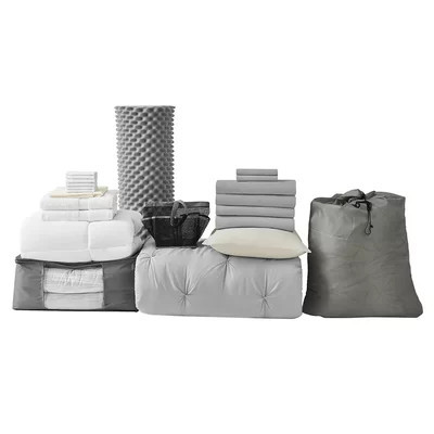14 Piece Ultimate College Dorm Bedding Bundle | Wayfair North America
