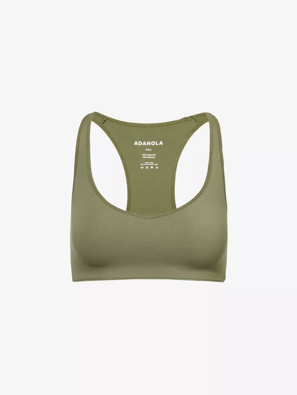 Ultimate V-neck stretch-woven sports bra | Selfridges