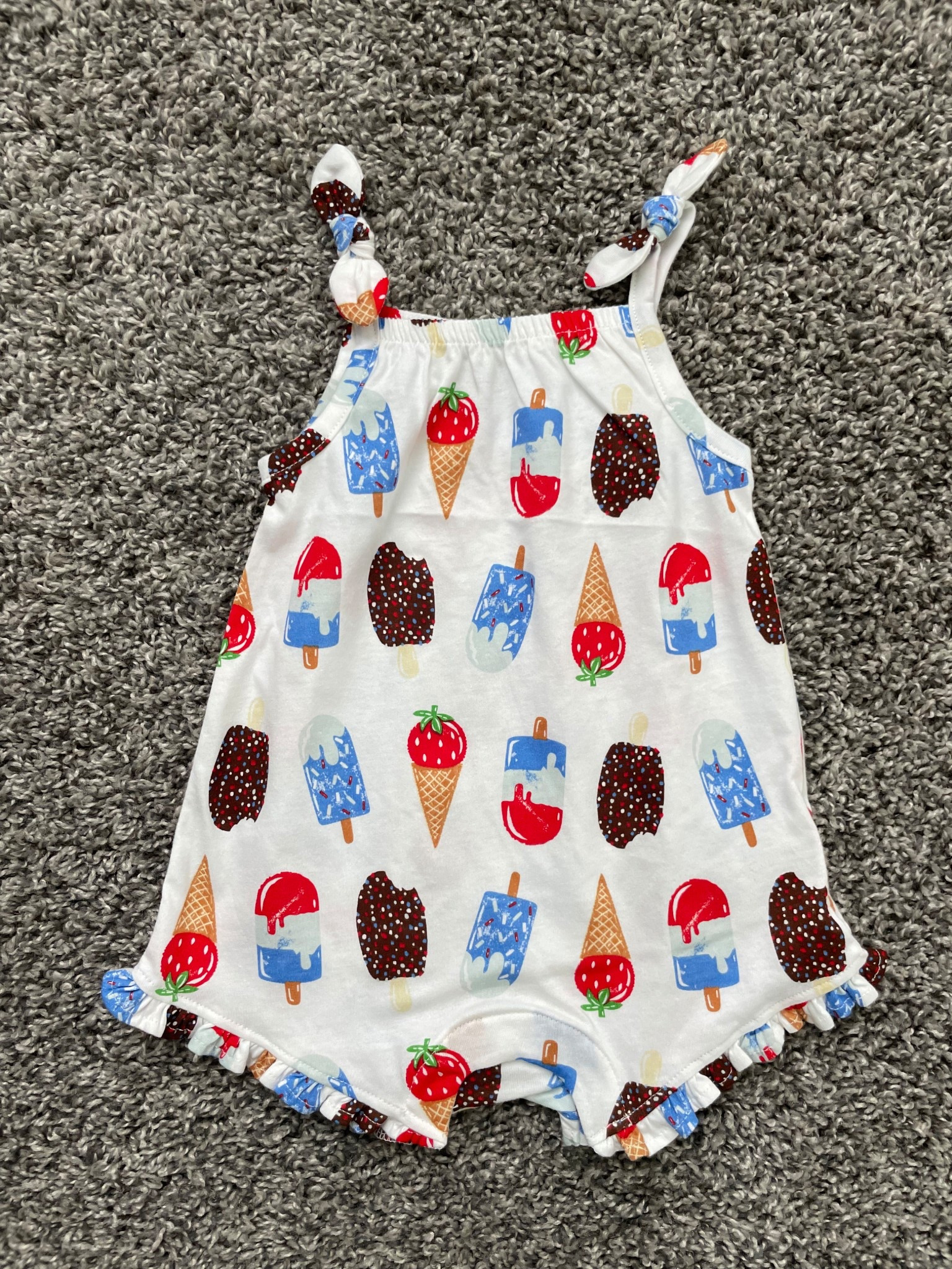 Bought this cute ice cream romper for Millie! It’s currently 50% off & comes in a few other prints.

#LTKBaby #LTKFindsUnder50 #LTKSaleAlert