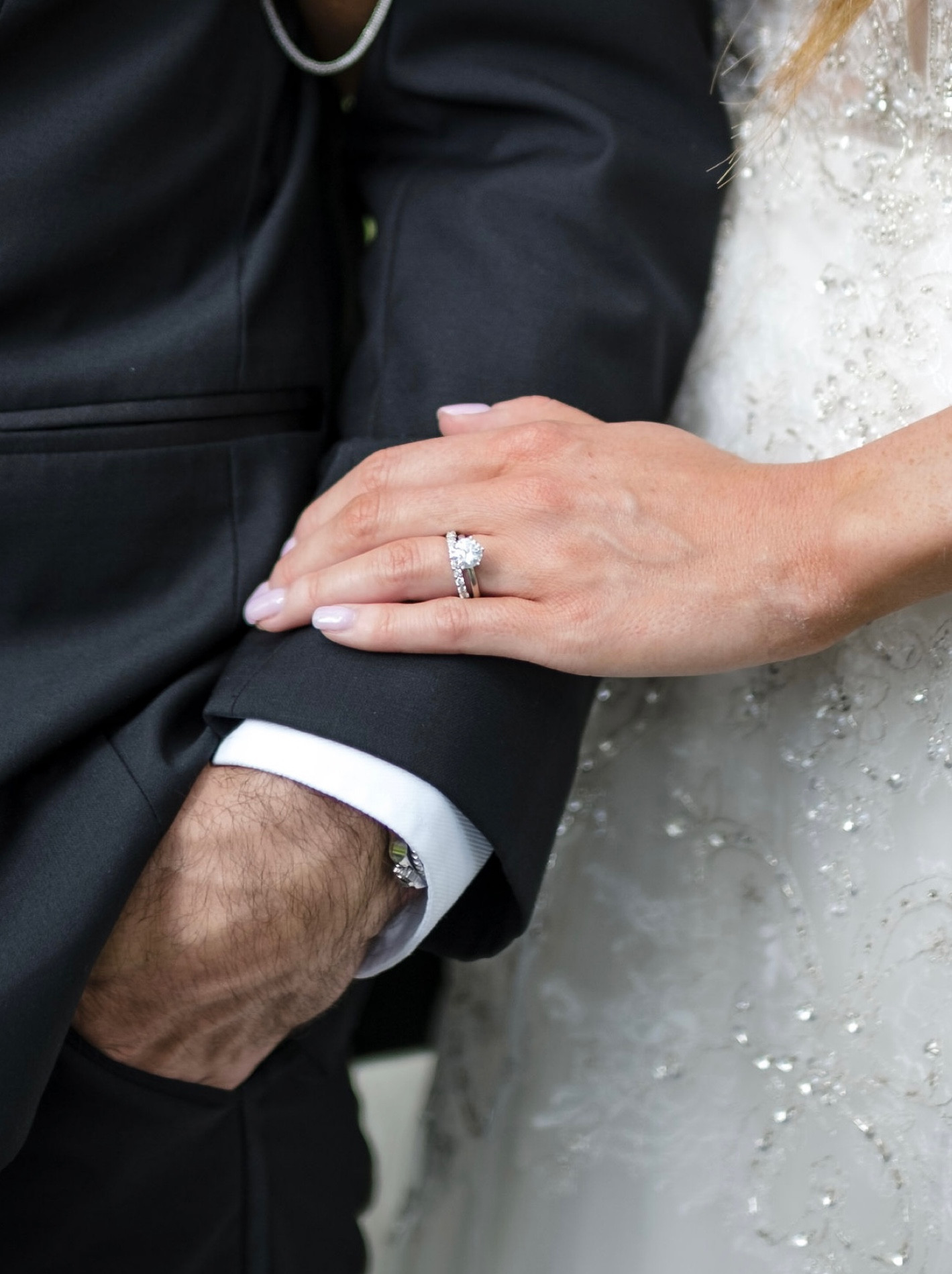 Cyber week is the best time to save while wedding planning! My wedding band is 60% off at Macy’s this week!
I have a round engagement ring, and both my rings are white gold. The ring is also available in rose gold and yellow gold  
#weddingplanning #cyberweeksales #weddingbandsale #jewelrysale #weddingbandinspo #weddingbandsunder1000 #blackfridayringsale #ringselfie


#LTKCyberweek #LTKwedding #LTKsalealert