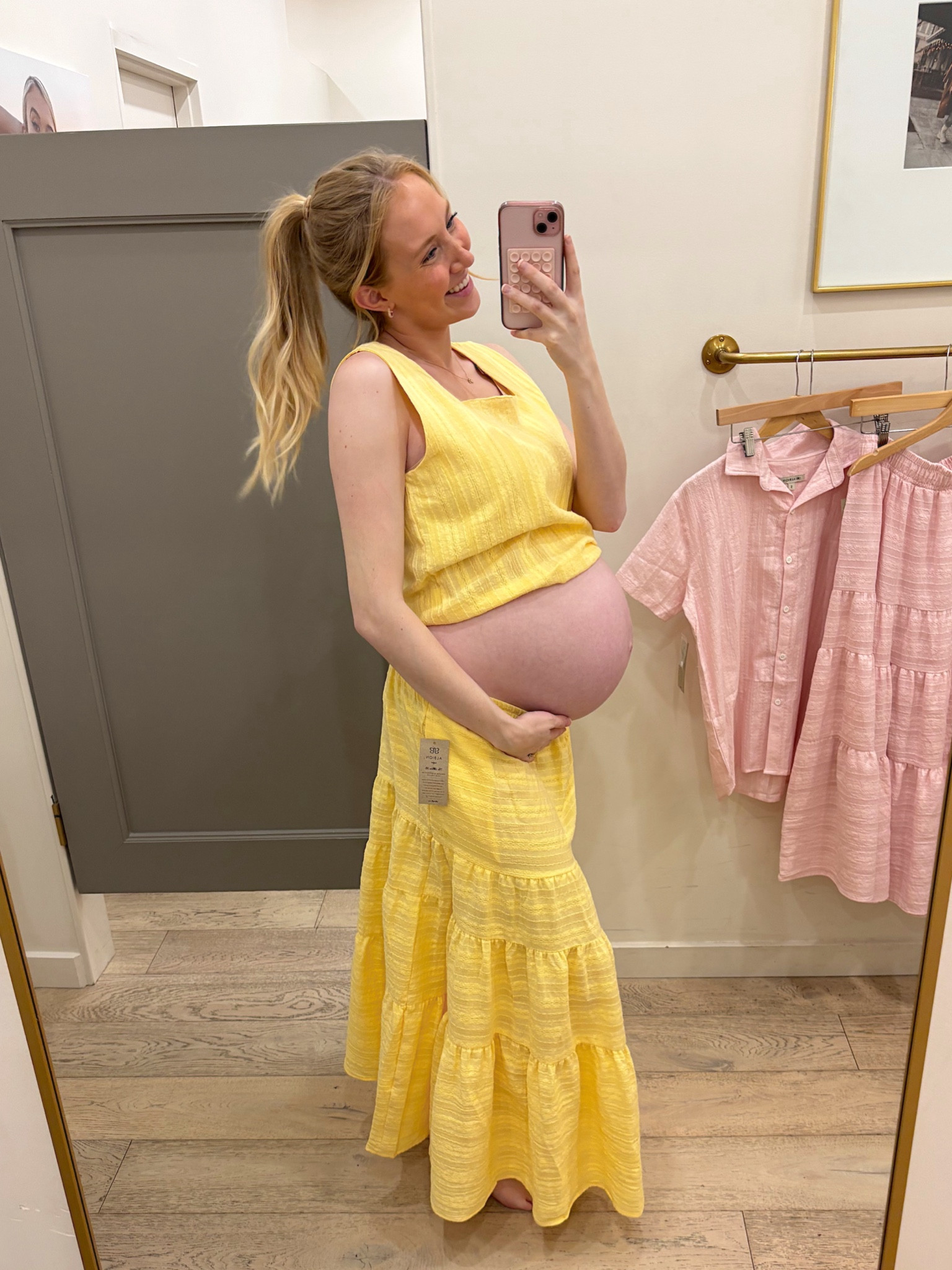 sunshine yellow maxi skirt & tank top set💛 such a cute swim coverup!! use code RESORT10EMREE for a discount 🤩 

#LTKBump #LTKStyleTip #LTKTravel