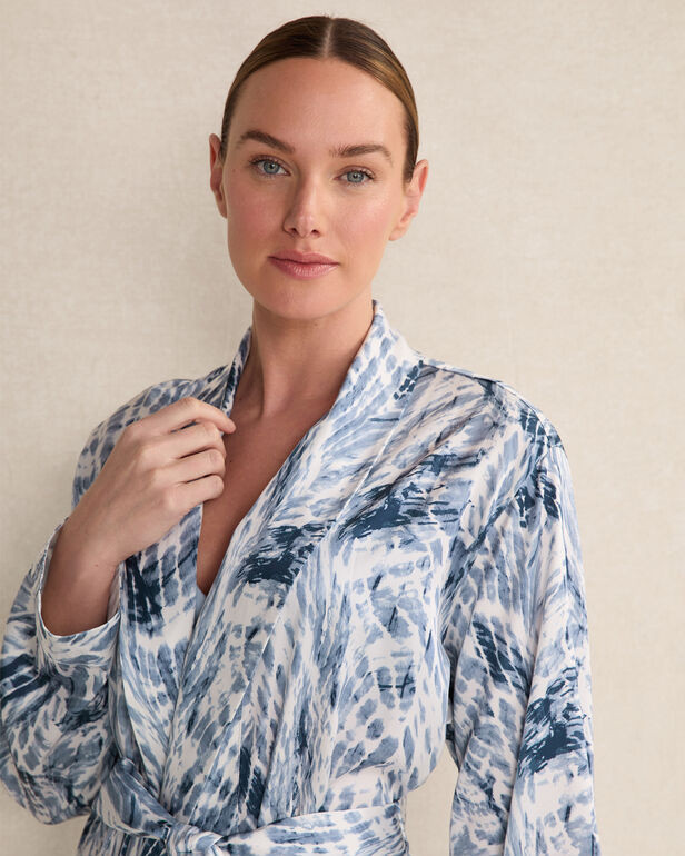 Washable Silk Tie Dye Robe | Haven Well Within
