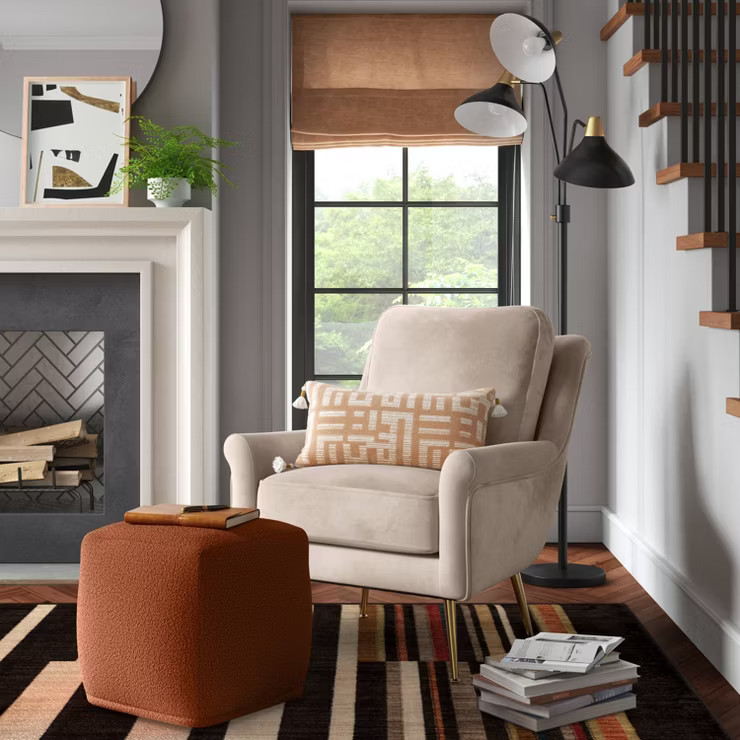 Roper Teddy Pouf - Threshold™ | Target