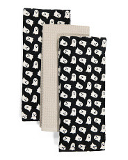 3pk Allover Ghost Kitchen Towels | Kitchen & Dining Room | T.J.Maxx | TJ Maxx