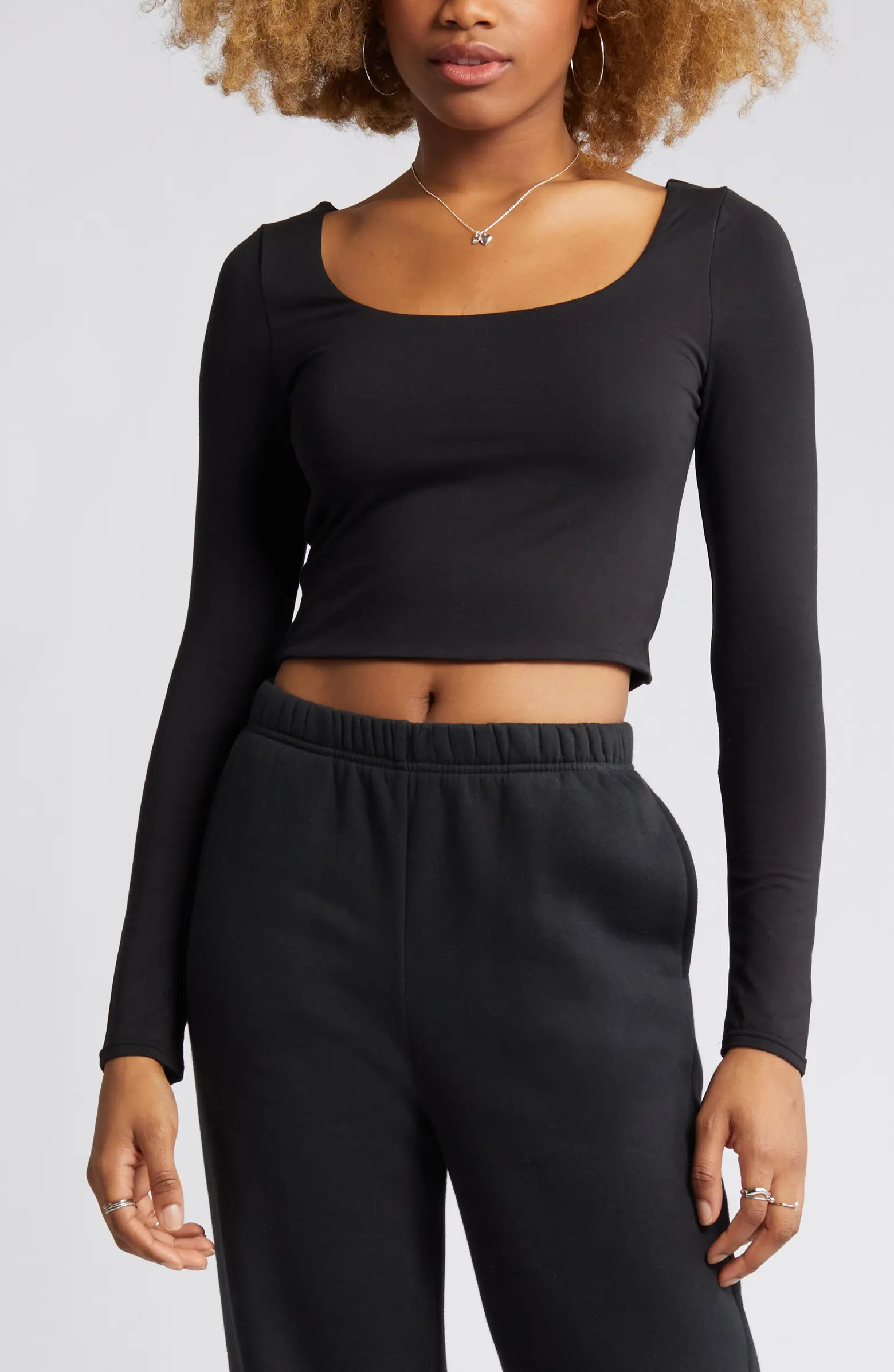 BP. Deep Scoop Crop Top | Nordstrom | Nordstrom