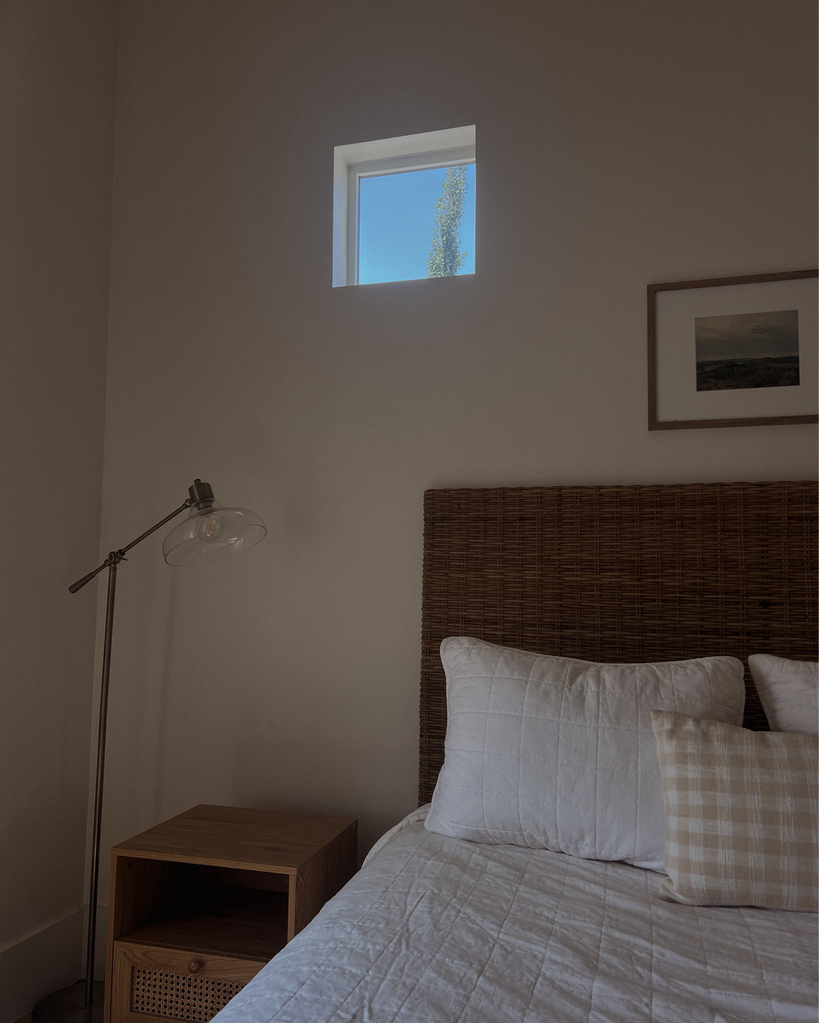 Minimalistic bedroom decor 
#headboard #nightstand #bassinet

#LTKHome #LTKFamily