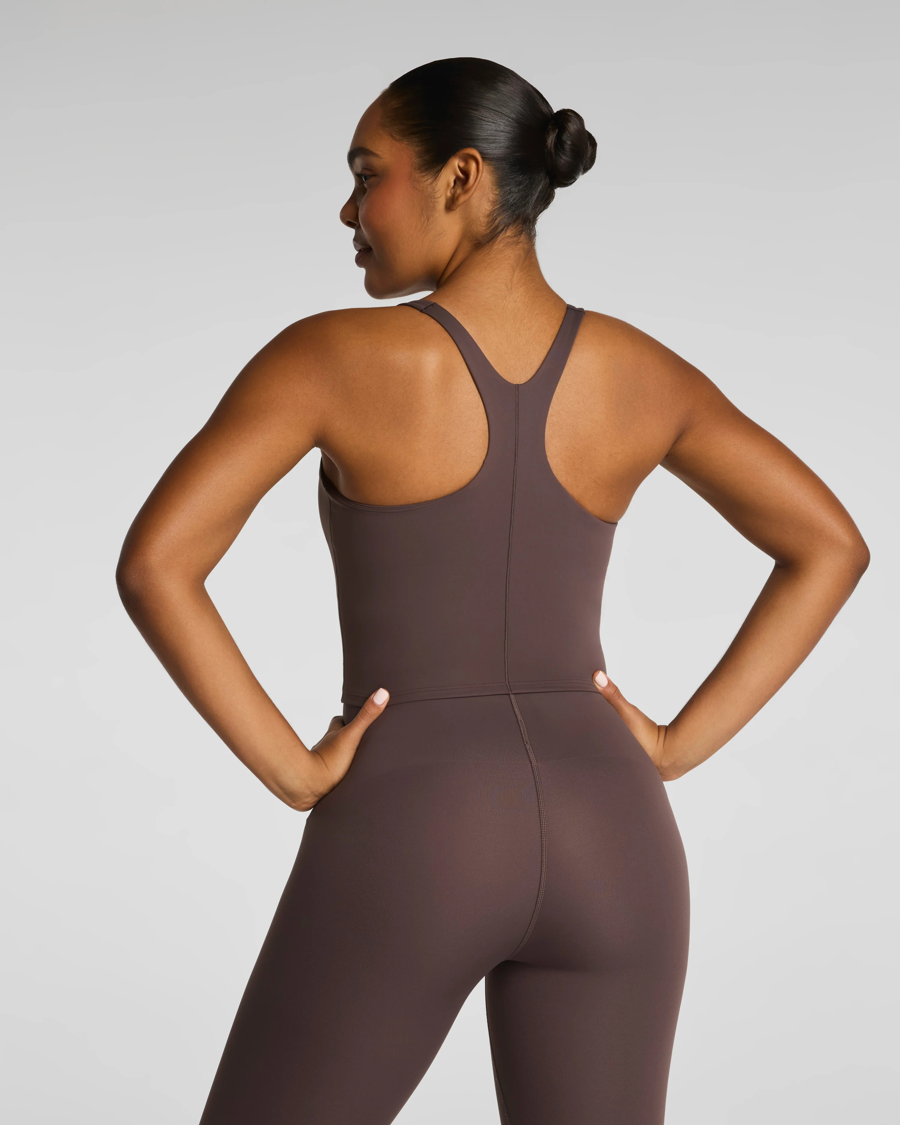 SPANX® BodyLineHigh Neck Cropped Tank with FlexForm Cups | Spanx