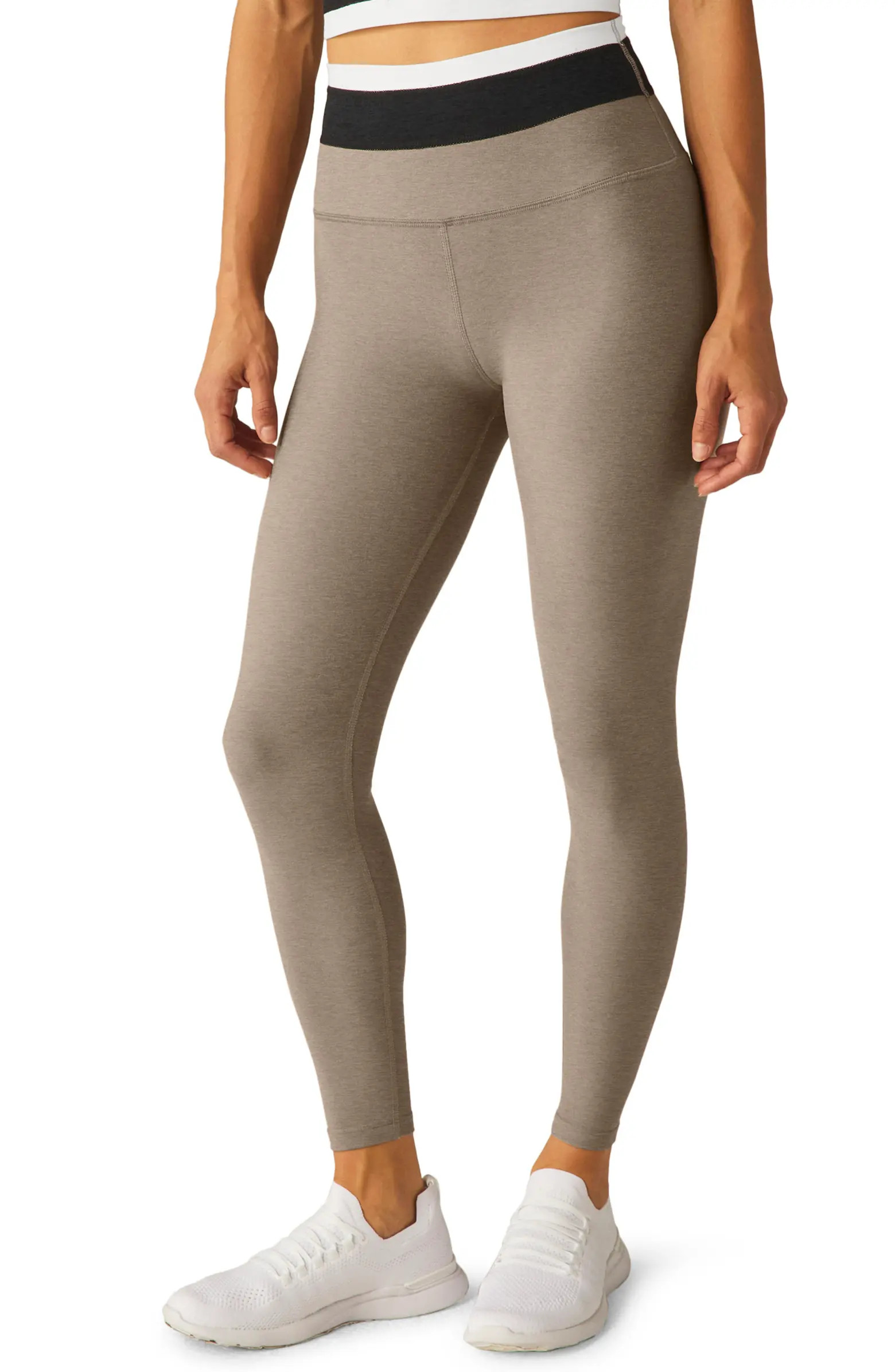 Space Dye Horizon Colorblock Ankle Leggings | Nordstrom