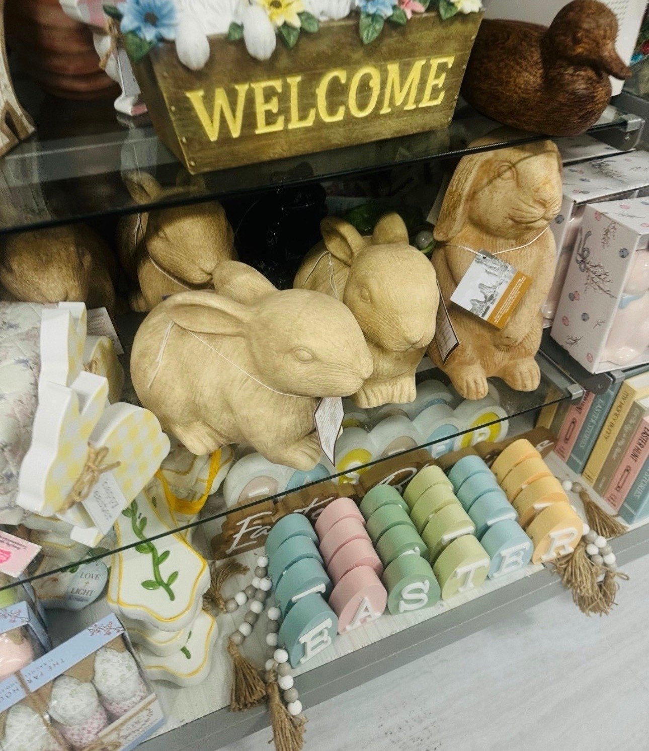 Spring home refresh is in full effect 🐰🌸 Loving these neutral bunnies mixed with soft pastel touches for the sweetest Easter vibe. Perfect for shelves, entry tables, or kids’ spaces! #LTKHome #EasterDecor #SpringRefresh

#LTKHome