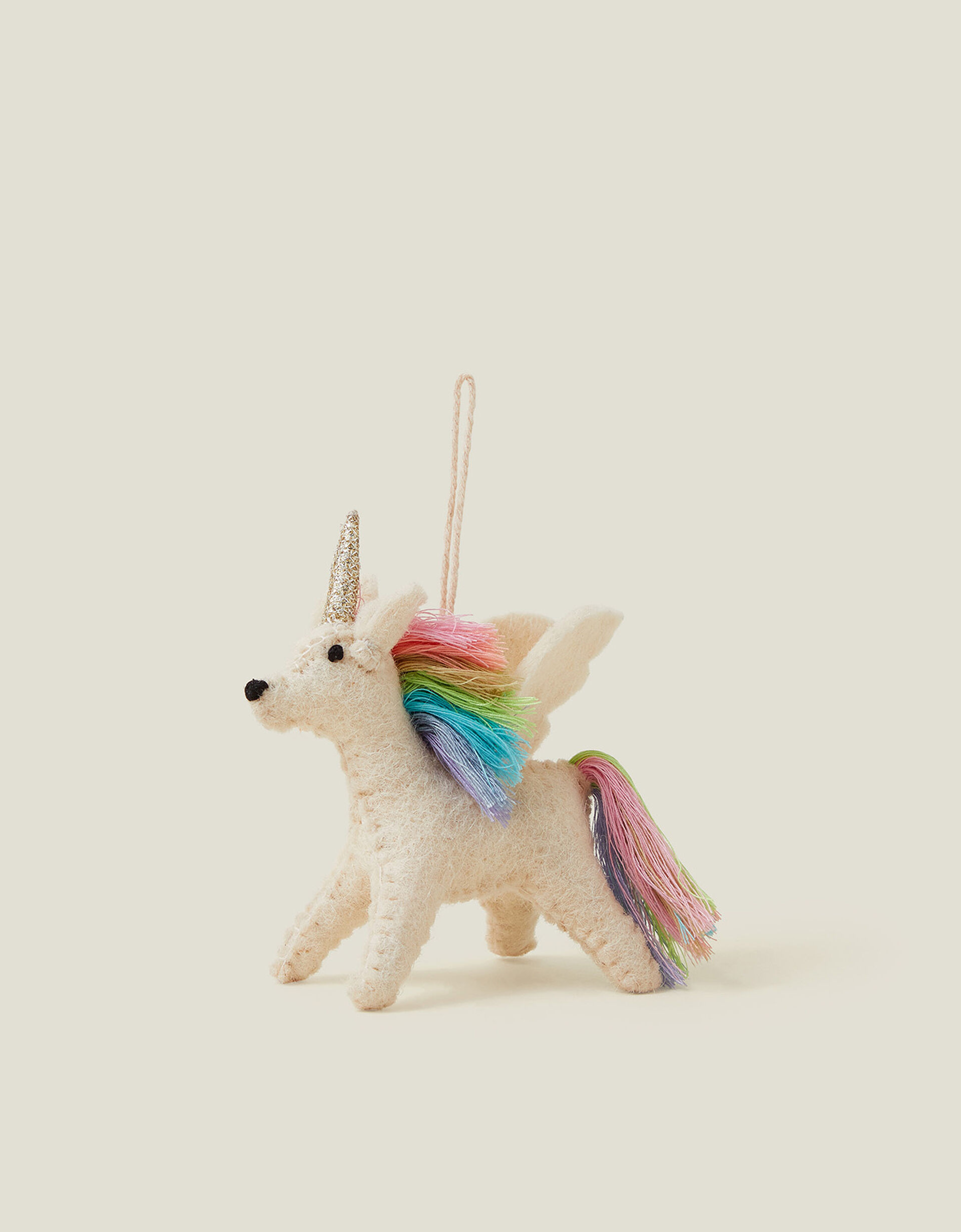 Felt Unicorn Christmas Tree Decoration | Accessorize (Global)