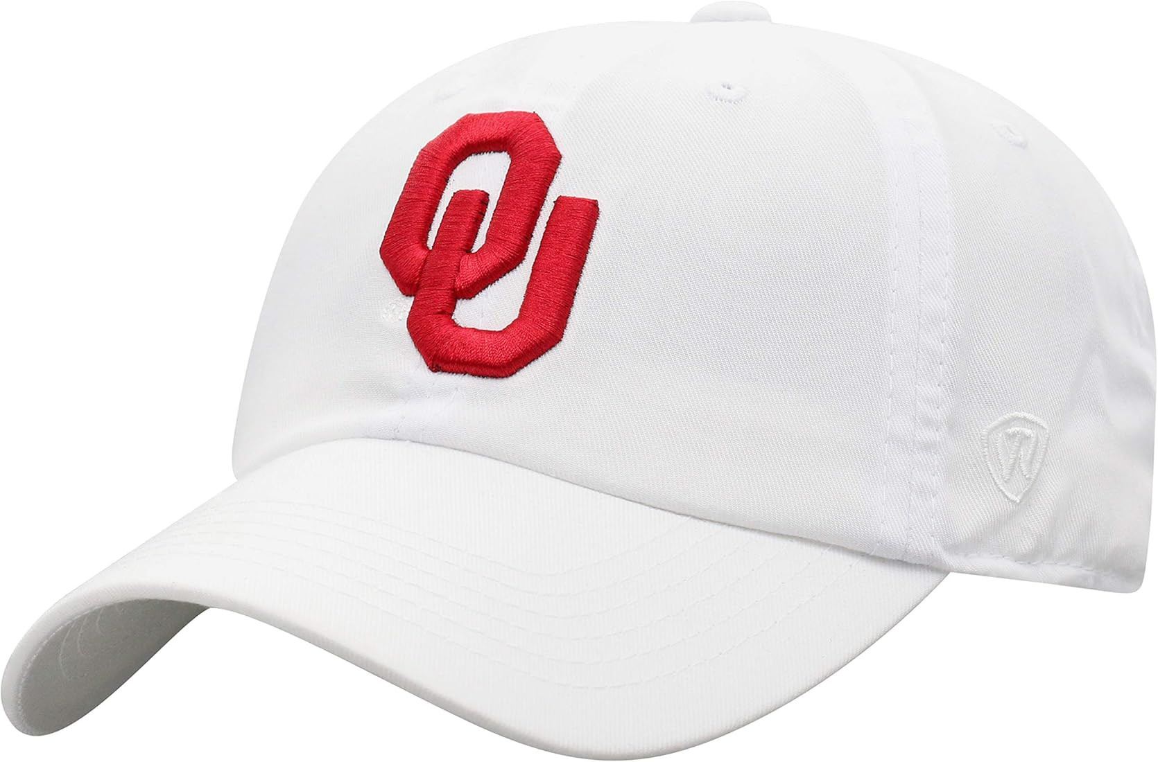 Top of the World Adjustable Cotton Stretch College Staple Fan Favorite White Icon Hat | Amazon (US)