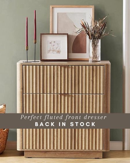 This beautiful fluted dresser is back in stock and on sale! Grab it fast 👏🏼 could also work as a nightstand! 

Bedroom, primary bedroom, guest room, fluted dresser, dresser, nightstand, , Modern home decor, traditional home decor, budget friendly home decor, Interior design, look for less, designer inspired, Amazon, Amazon home, Amazon must haves, Amazon finds, amazon favorites, Amazon home decor #amazon #amazonhome



#LTKHome #LTKSaleAlert #LTKStyleTip