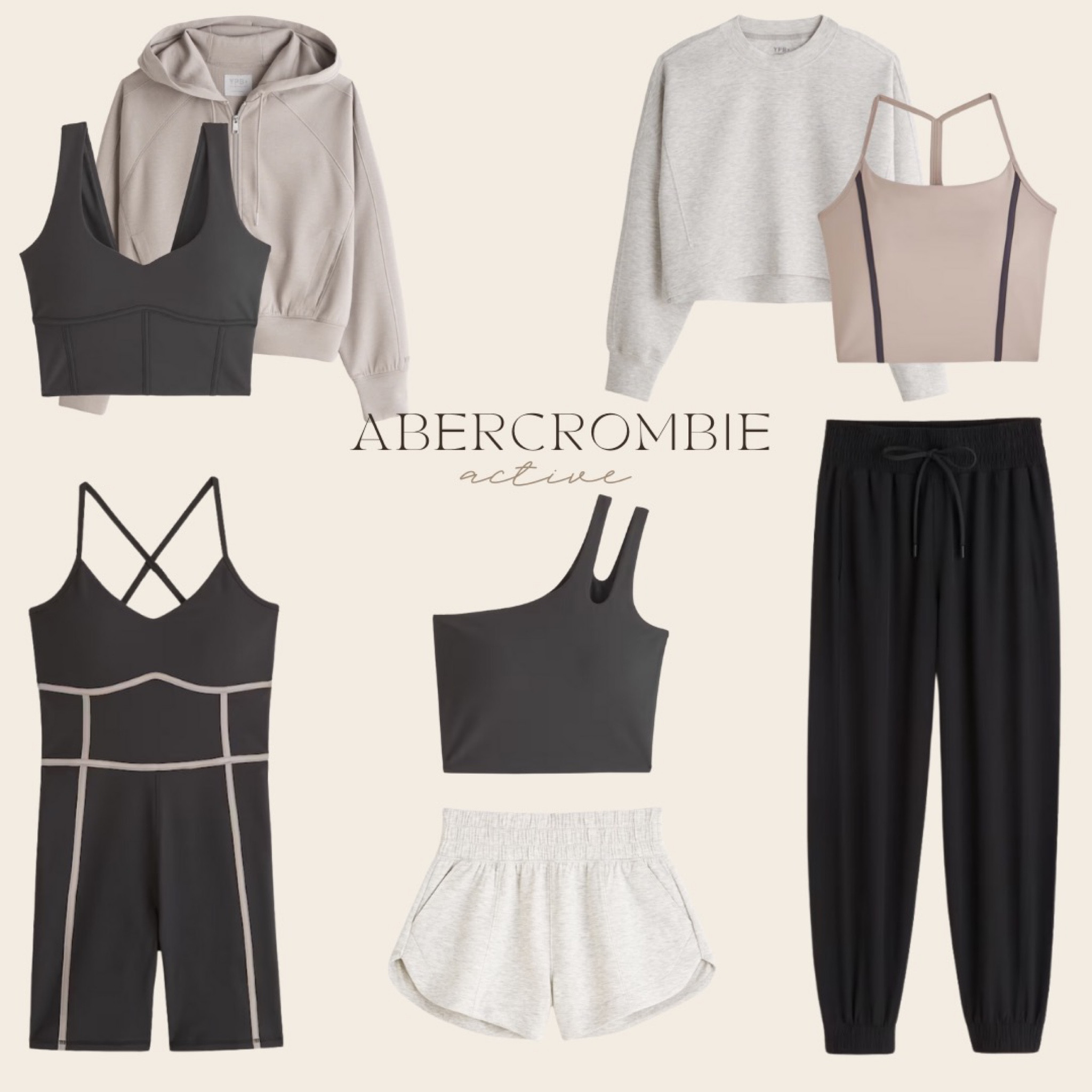 Ok Abercrombie!! Eyeing all of these especially since the LTK sale is coming up on March 9 🫶🏻🫶🏻

Athleisure, workout set, joggers, sports bra, shorts, sweater, hoodie, romper, loungewear

#LTKFind #LTKSale #LTKfit