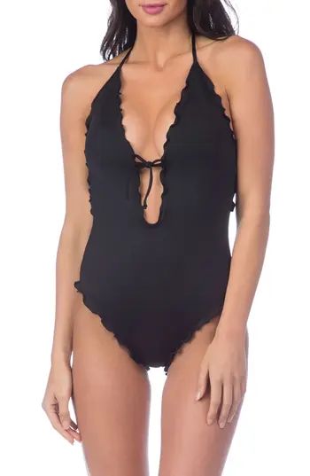 Women's La Blanca Island One-Piece Swimsuit, Size 6 - Black | Nordstrom
