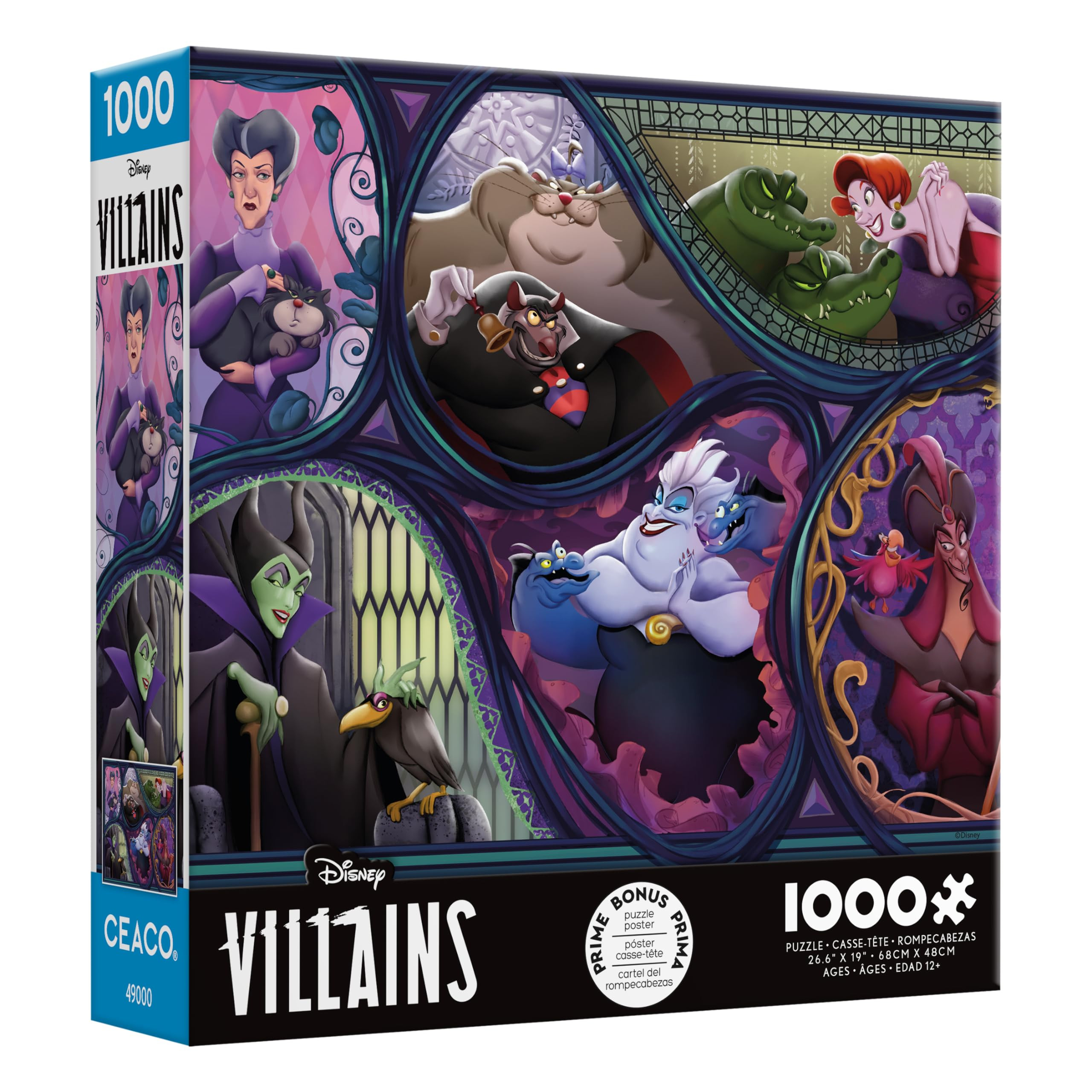 Ceaco - Disney - Villains & Their Pets - 1000 Piece Jigsaw Puzzle | Amazon (US)
