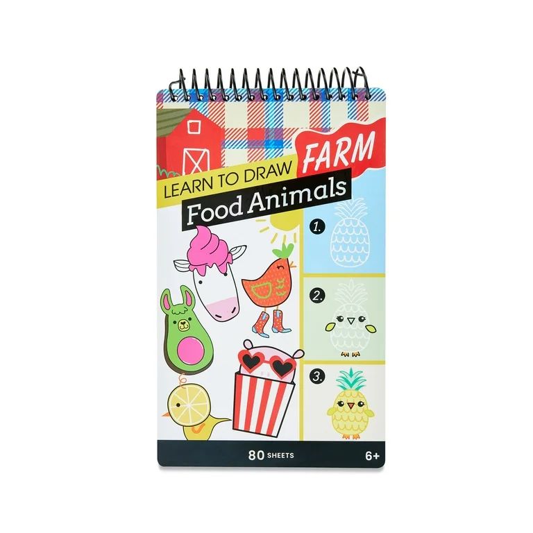 Easter Paper Learn to Draw Farm Food Animals Party Favor, by Way To Celebrate | Walmart (US)