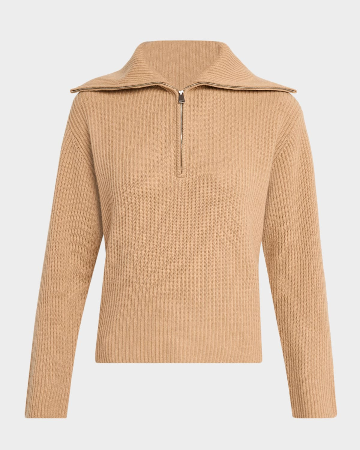 Landry Cashmere Zip Sweater | Neiman Marcus