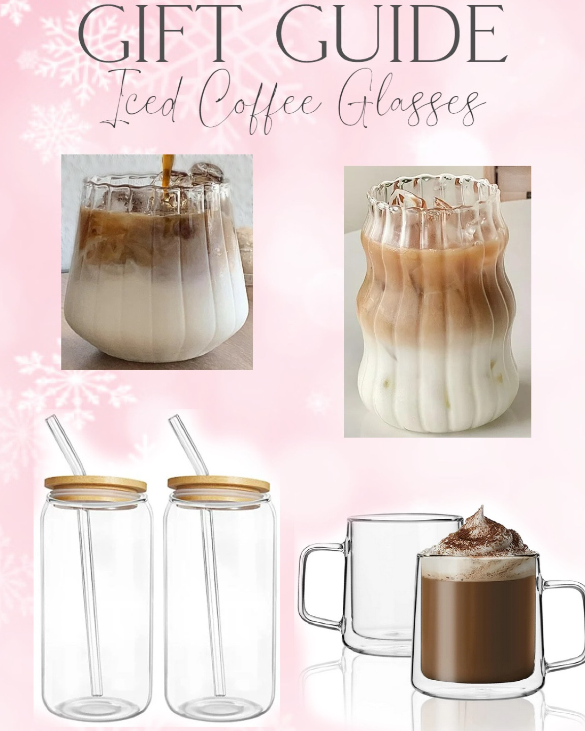 My favorite iced coffee glasses

#LTKSeasonal #LTKHoliday #LTKhome