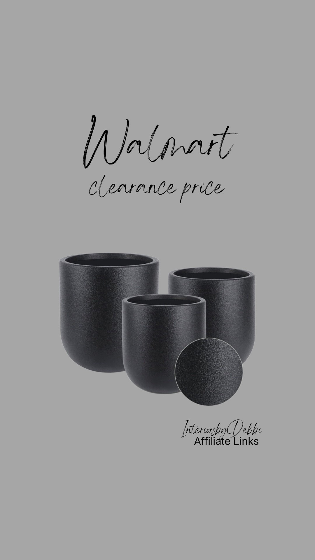 Walmart Find
Set of 3 pots, planters, transitional home, modern decor, amazon find, amazon home, target home decor, mcgee and co, studio mcgee, amazon must have, pottery. barn, Walmart finds, affordable decor, home styling, budget friendly, accessories, neutral decor, home finds, buy new arrival, coming soon, sale alert, high end look for less, Amazon favorites, Target finds, cozy, modern, earthy, transitional, luxe, romantic, home decor, budget friendly decor #walmart

#LTKSeasonal #LTKHome
