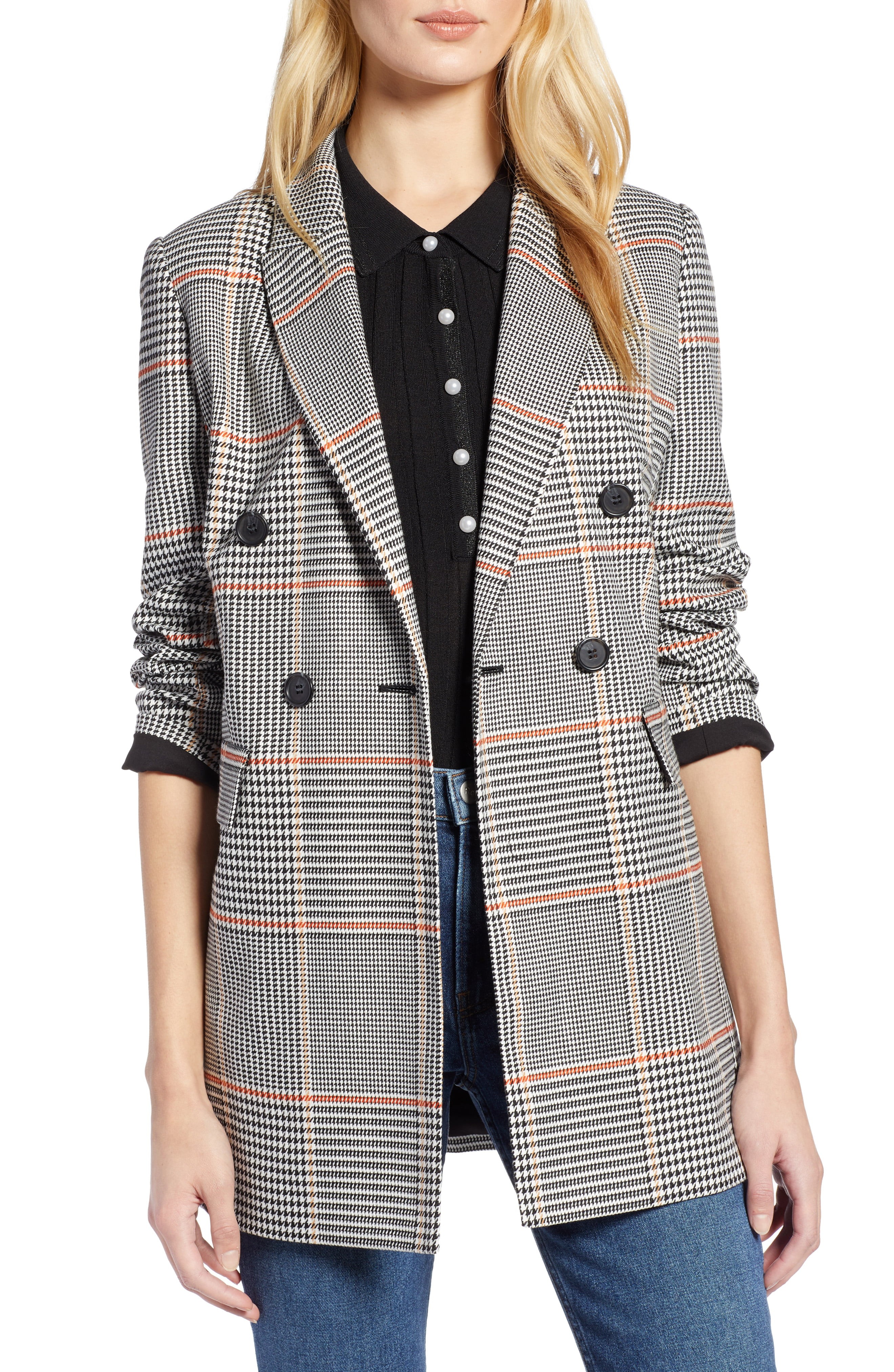 Halogen® x Atlantic-Pacific Menswear Plaid Blazer (Regular & Petite) | Nordstrom