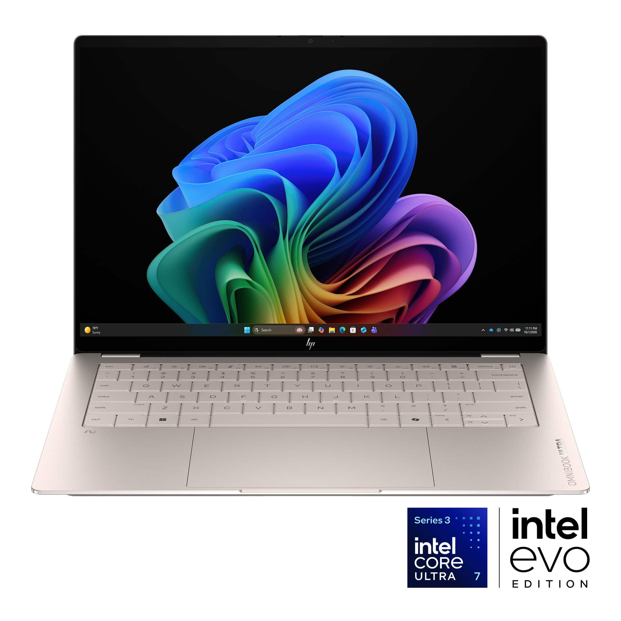 HP - OmniBook Ultra - 14" 3K OLED Touchscreen Laptop - Intel Core Ultra 7 (2026) - 16GB Memory - 1TB SSD - Copilot+ PC - Silk Sand | Best Buy U.S.