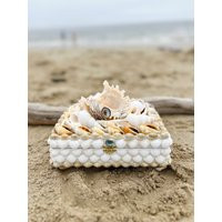 Custom Seashell Jewelry Box, Art, Decorative Shell Coastal Collectables, Sea Home Decorations, Shells | Etsy (US)