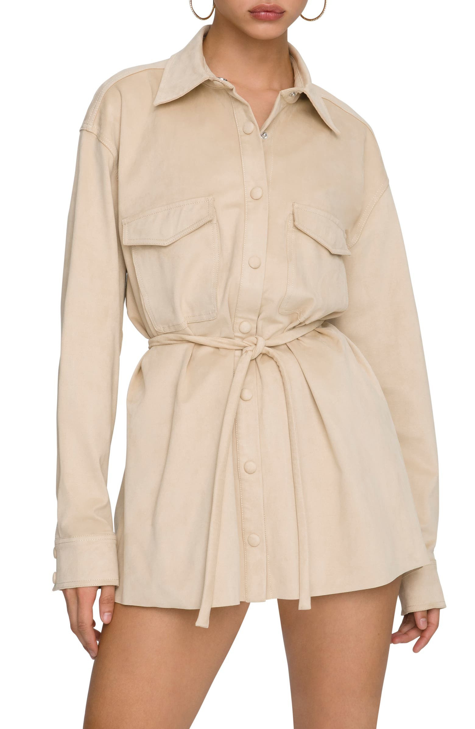 Belted Shirt Jacket | Nordstrom