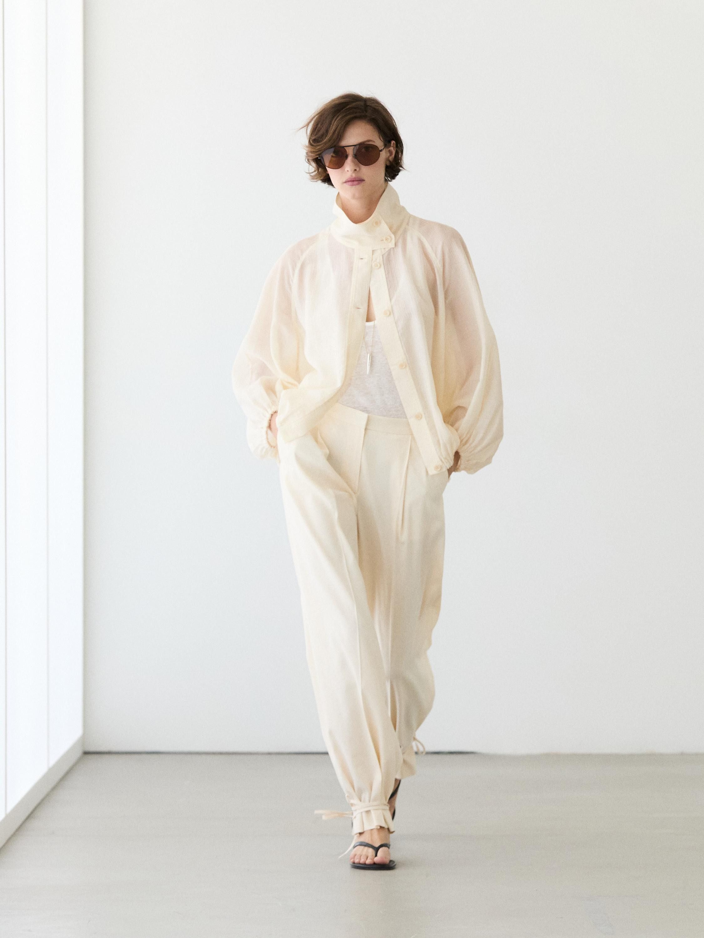 Transparent bomber jacket | Massimo Dutti US