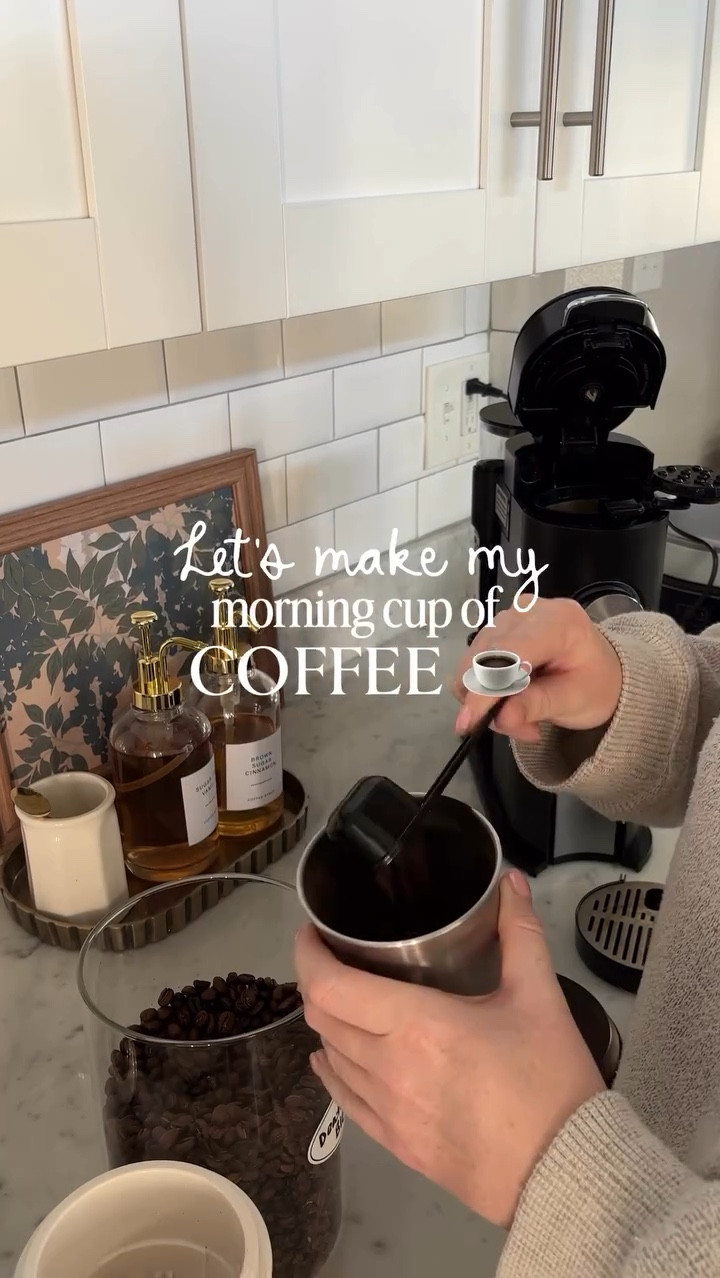 My brown sugar latte hits every time ✨🧸☕️🤎 absolutely love starting my day out with a coffee at home thanks to these essentials + tips: 

▪️The best @ninjakitchen coffee machine - I always use mine on specialty 4 Oz for a latte 
▪️Brown sugar syrup from @monin_usa 
▪️Making sure to mix the brown sugar & syrup together into the espresso and THEN adding liquids/milks/creamers 
▪️ Aesthetic coffee mug from @target & plastic (glass looking) cup from @amazon 

Say: COFFEE & I’ll send you everything you need to level up your at-home barista coffee game! 👏🏻 

at home coffee • at home barista • coffee at home must haves • ninja coffee maker • ninja kitchen coffee machine • iced brown sugar latte recipe • brown sugar recipe • best at home latte recipe • latte recipes #latterecipe #icedlatterecipe #ninjakitchen

#LTKfoodie #LTKvlog #LTKdayinmylife