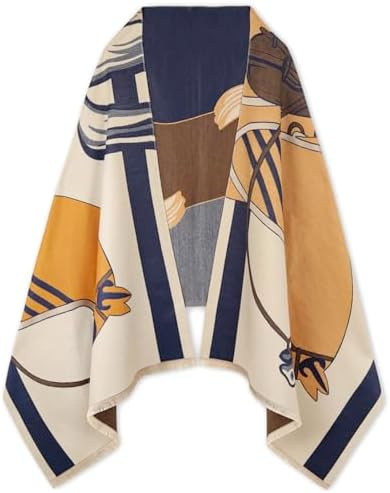 EXTREE Scarfs for Women Pashmina Silky Shawl Wrap for Evening Dressing Blanket Open Front Poncho ... | Amazon (US)