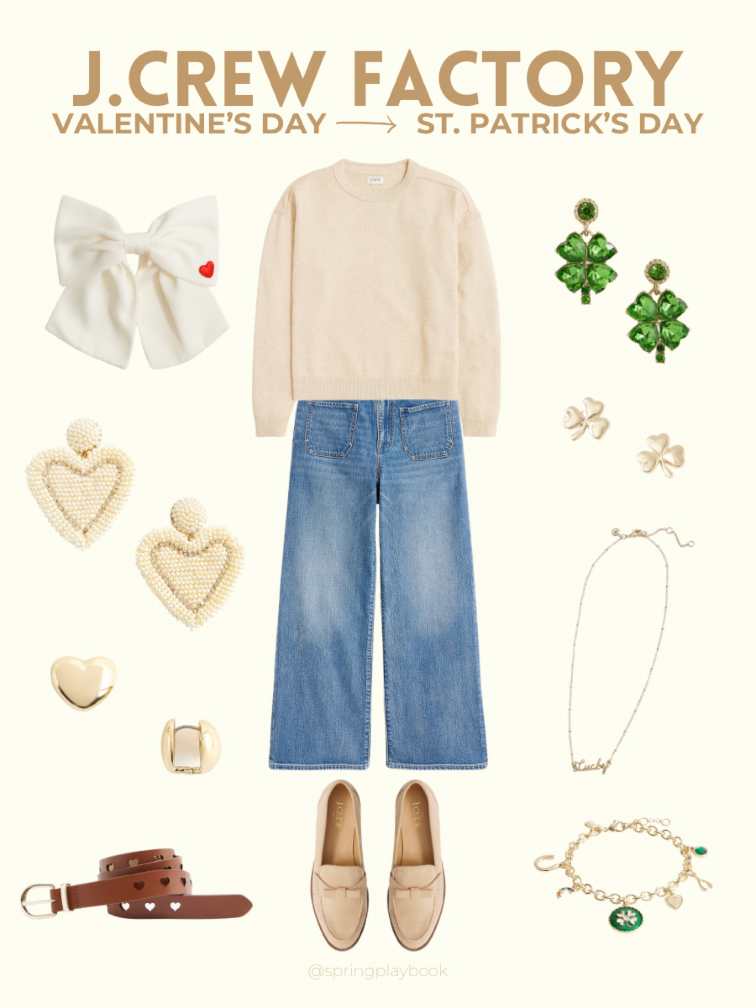 Brunch with friends, kids class party, or date night… Start with a base outfit & change your accessories to stay budget friendly and take your look from Valentine’s Day to St. Patrick’s Day!

#createdcolorful #createdcolorfulspring #hocspring #tcispring #pcaspring #lightspring #warmspring #truespring #brightspring #clearspring #paintboxspring #bluespring

#LTKSeasonal #LTKParties #LTKSaleAlert