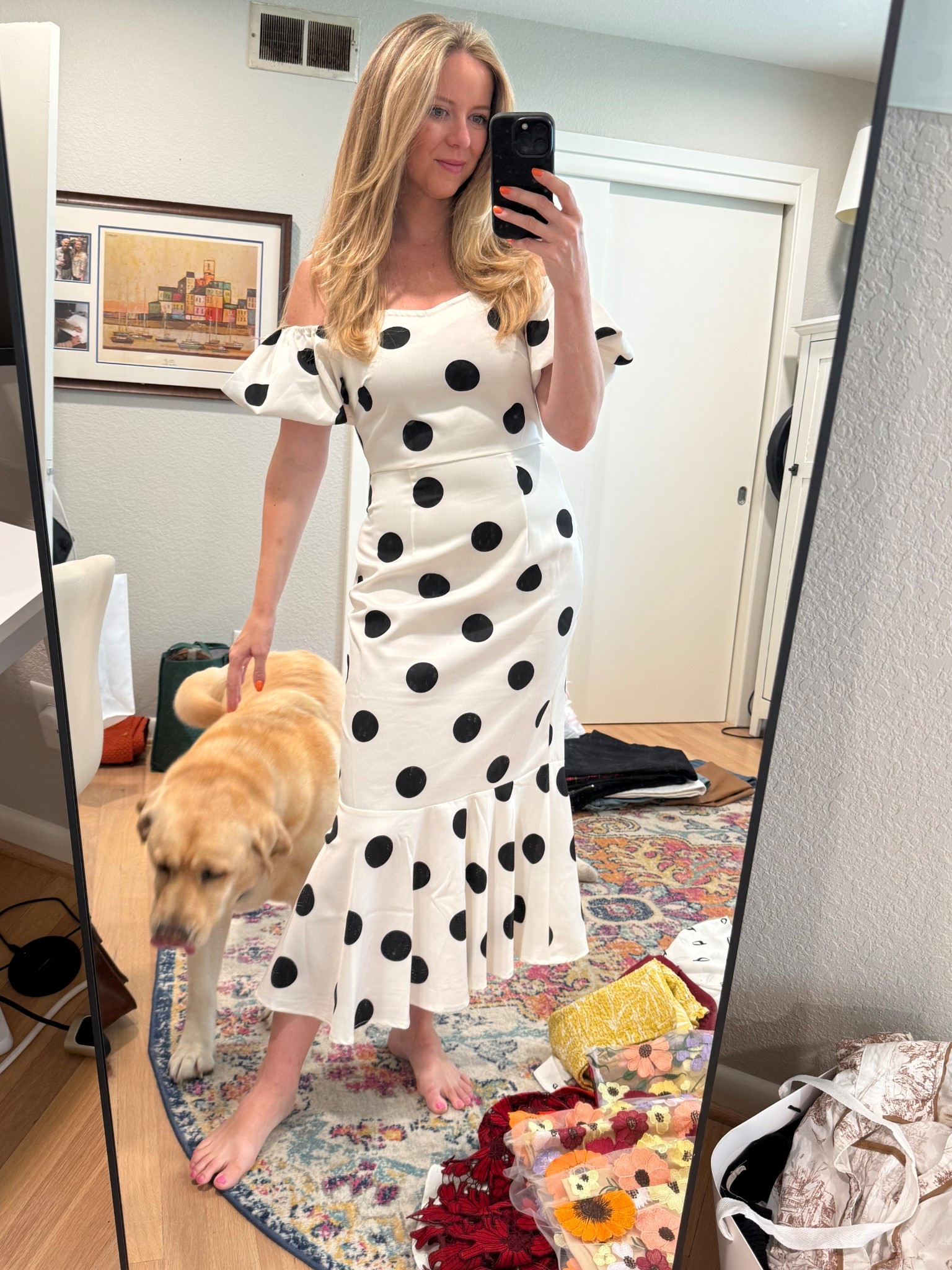 Mother’s Day brunch polka dots!
🖤🤍🖤🤍
Dress is NeverFullyDressed from 2020. Similar style linked

#LTKStyleTip #LTKFindsUnder50 #LTKParties