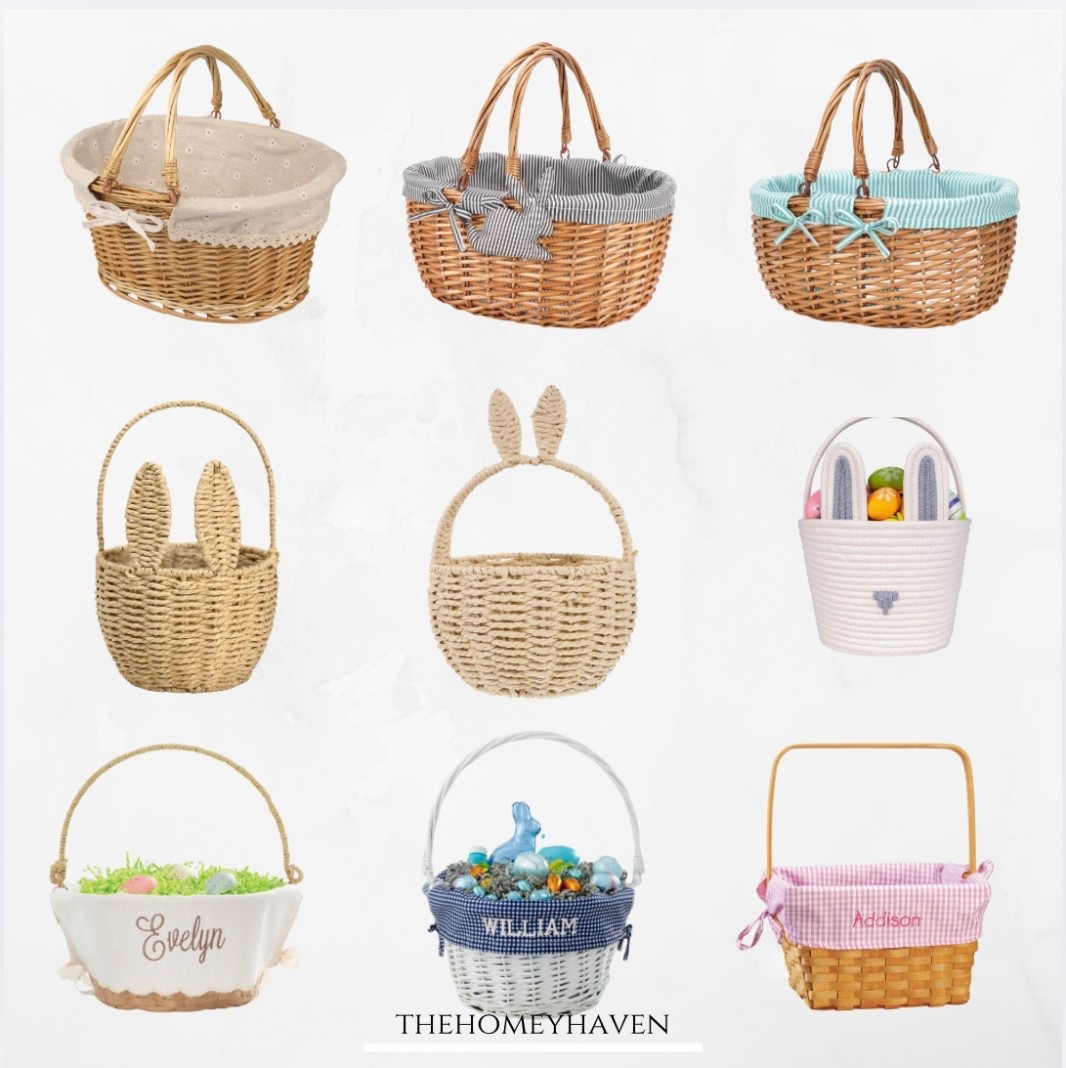 Pretty Easter baskets from Amazon! Several have a set of 2 and personalization!


Easter basket, kids, family, Easter, happy Easter, spring, Amazon finds, Amazon home, Easter basket for kids, personalized Easter baskets 

#LTKBaby #LTKSeasonal #LTKKids