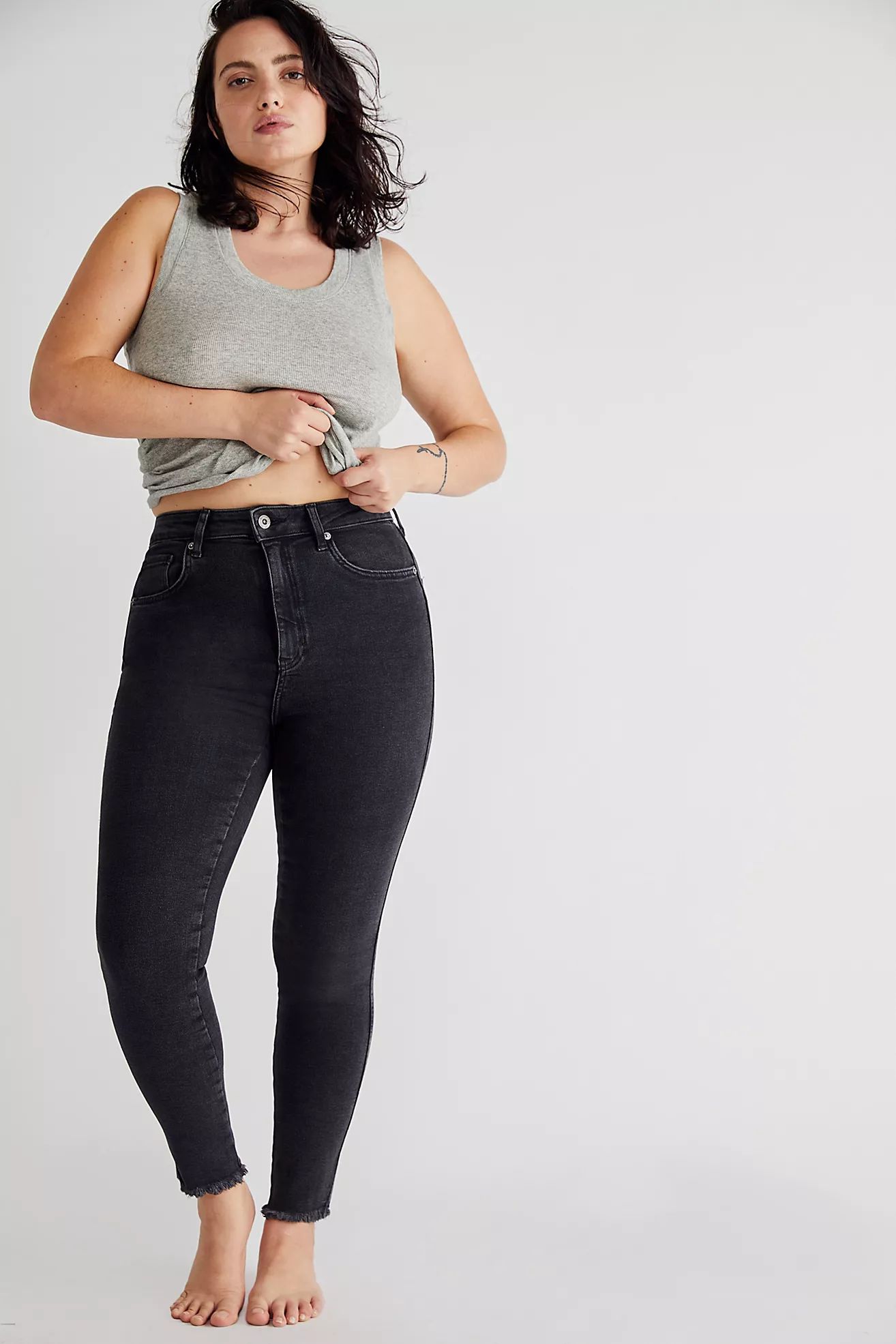 Raw High-Rise Jegging | Free People (Global - UK&FR Excluded)