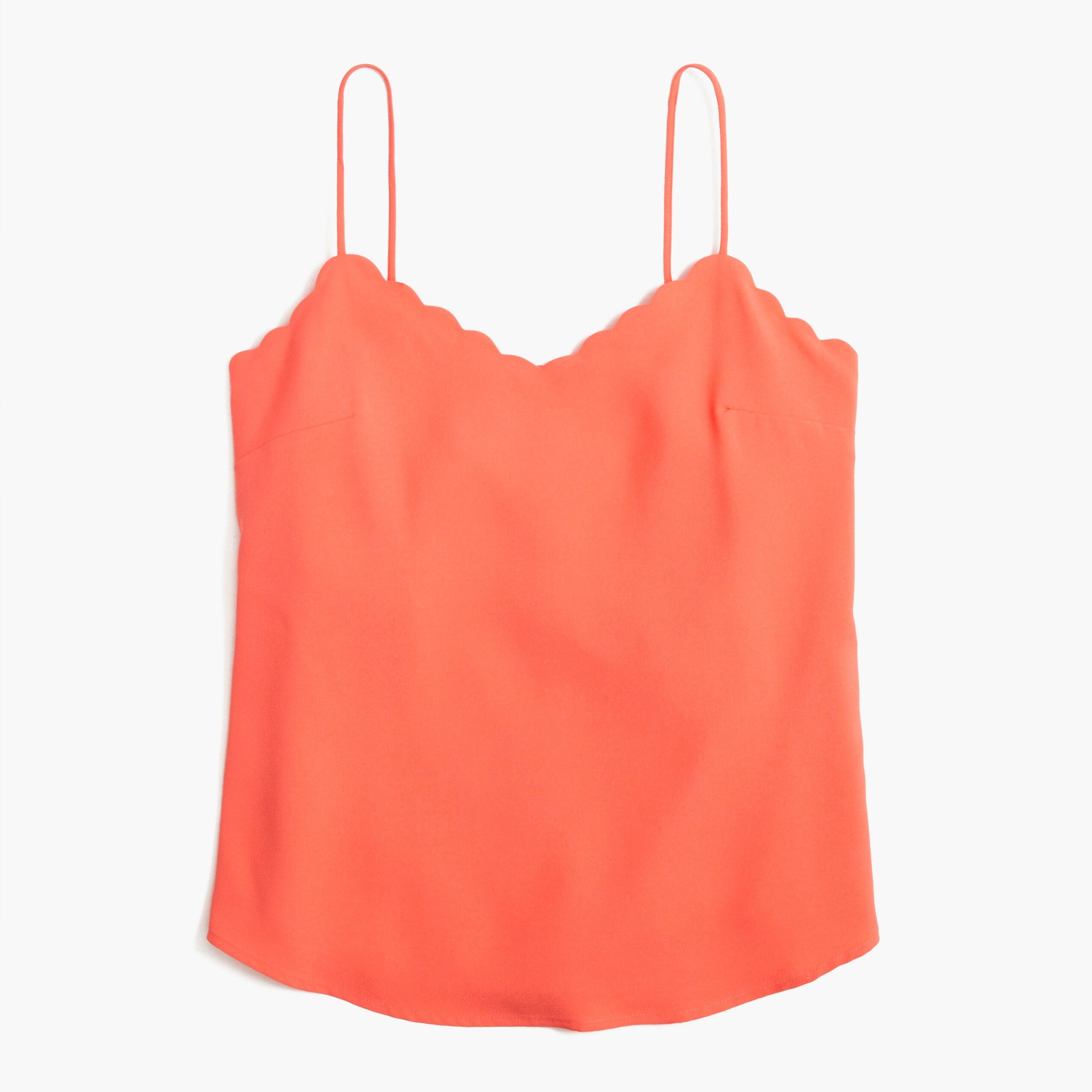 Scalloped cami top | J.Crew Factory