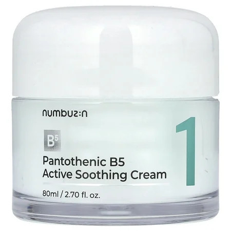 Numbuzin No.1 Pantothenic B5 Active Soothing Cream 2.82 fl oz (80 ml) | Walmart (US)