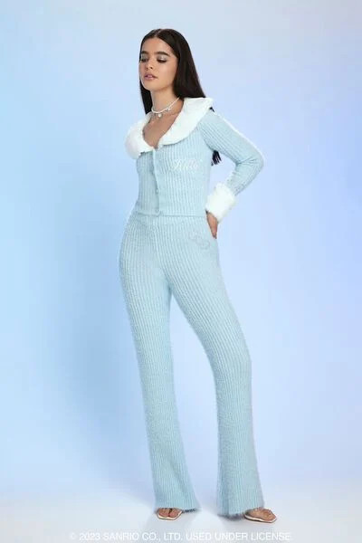 Hello Kitty Sweater-Knit Flare Pants | Forever 21 | Forever 21 (US)