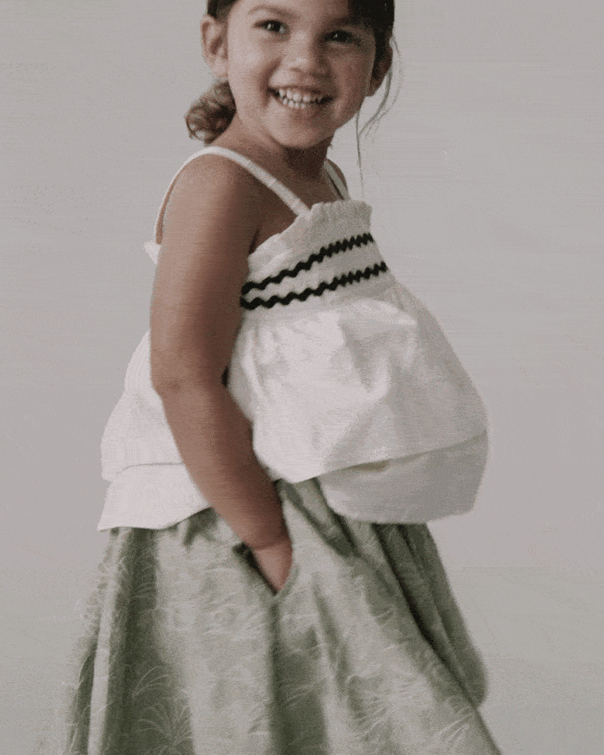 Toddler Girl Avenue Twirl™ Embroidered Midi Skirt in Floral Print - Green - Otter Avenue | Cart... | Carter's Inc