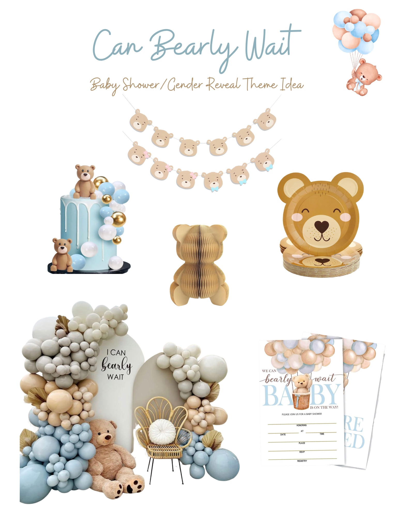 Can Bearly Wait Baby Shower Idea Theme 

#LTKbump #LTKkids #LTKbaby