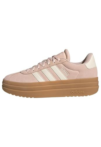 Adidas Women's VL Court Bold, Blush Pink/Off White/Gum, 8 | Amazon (US)