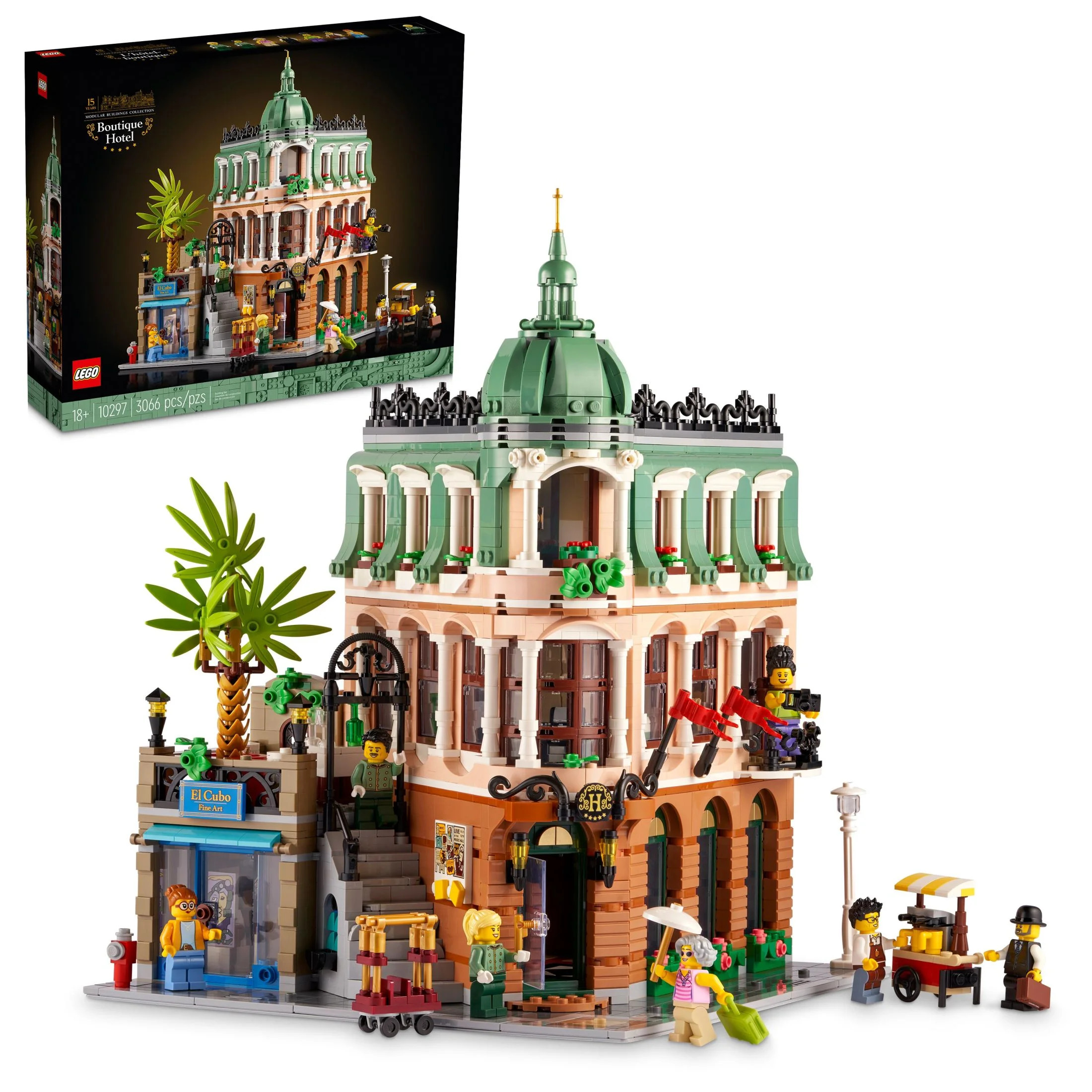 LEGO Icons Boutique Hotel 10297 Modular Building Display Model Kit for Adults to Build, Set with ... | Walmart (US)