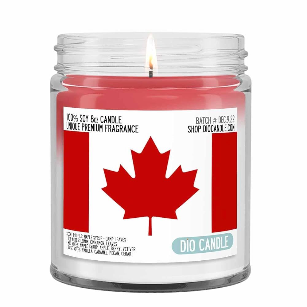 True North Cananda Scented Candle - Smells Like Maple Syrup - Damp Leaves - 100% Naturally Vegan ... | Amazon (US)