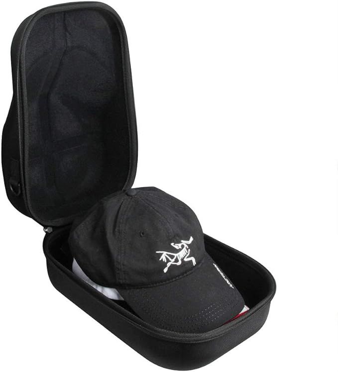 Amazon.com: Hermitshell Baseball Hat Case Hard Travel Cap Carrier Case Holder for 6 Caps Hat Bag ... | Amazon (US)
